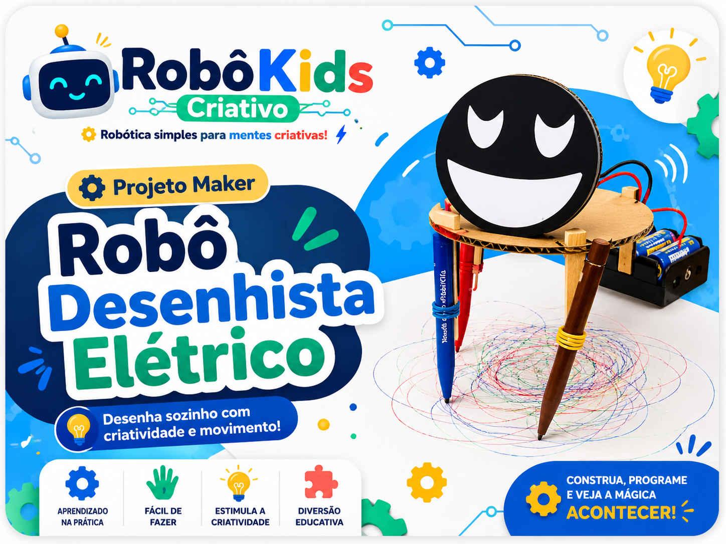 Robô Desenhista Elétrico