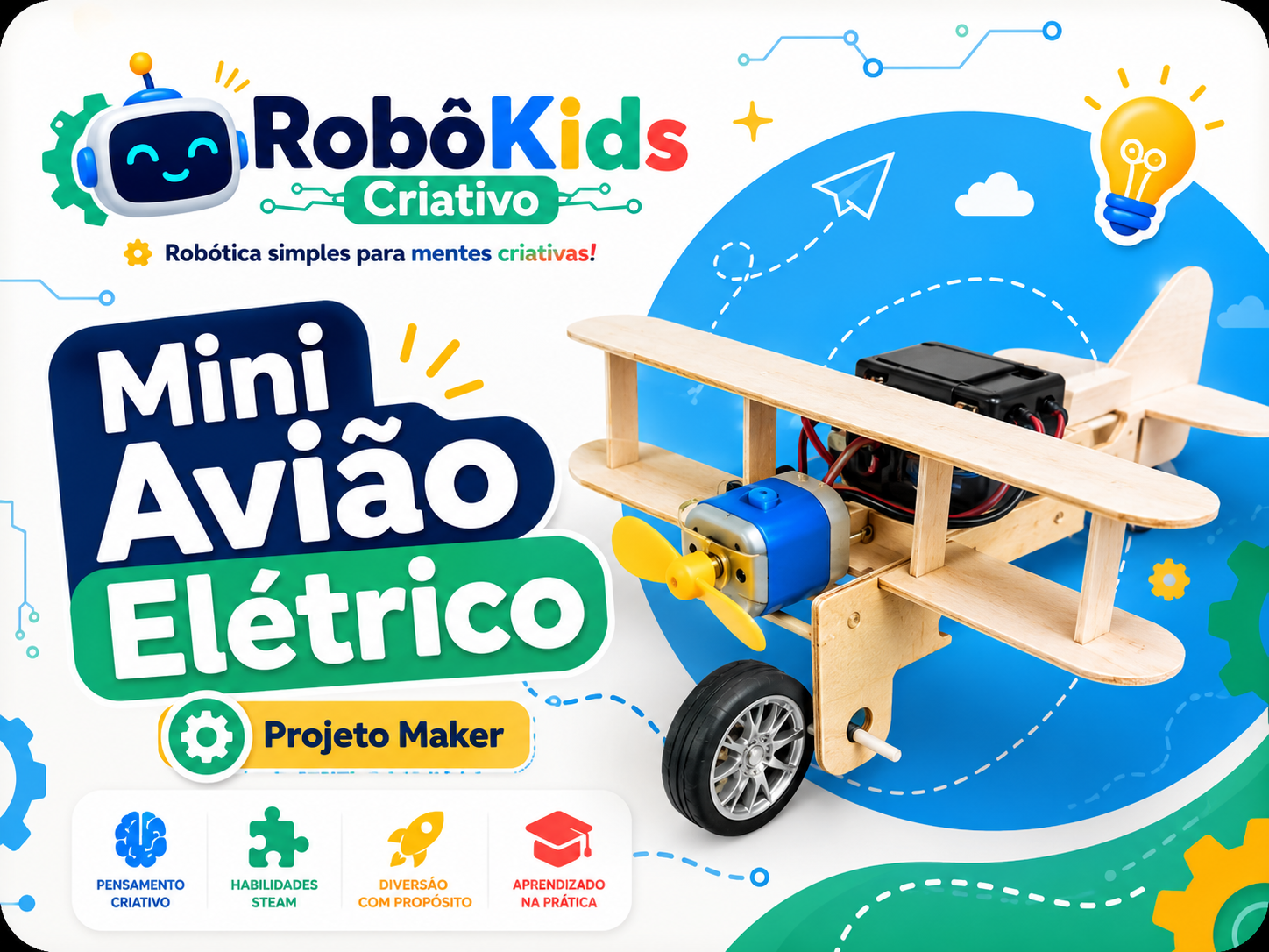 Mini Avião Elétrico