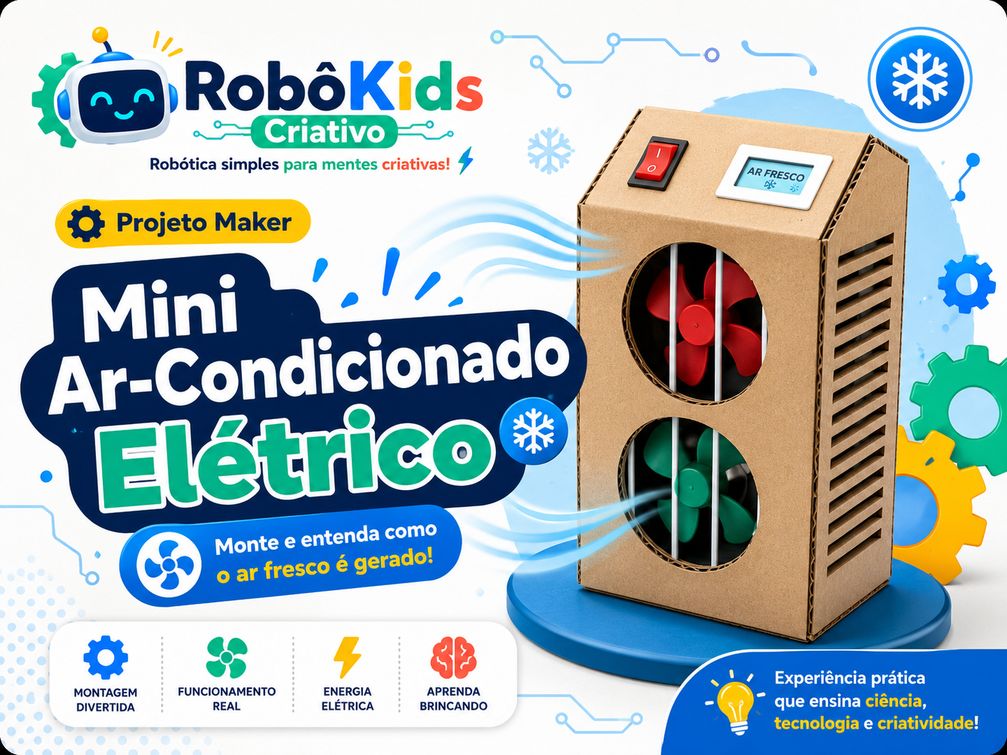 Mini Ar-Condicionado Elétrico