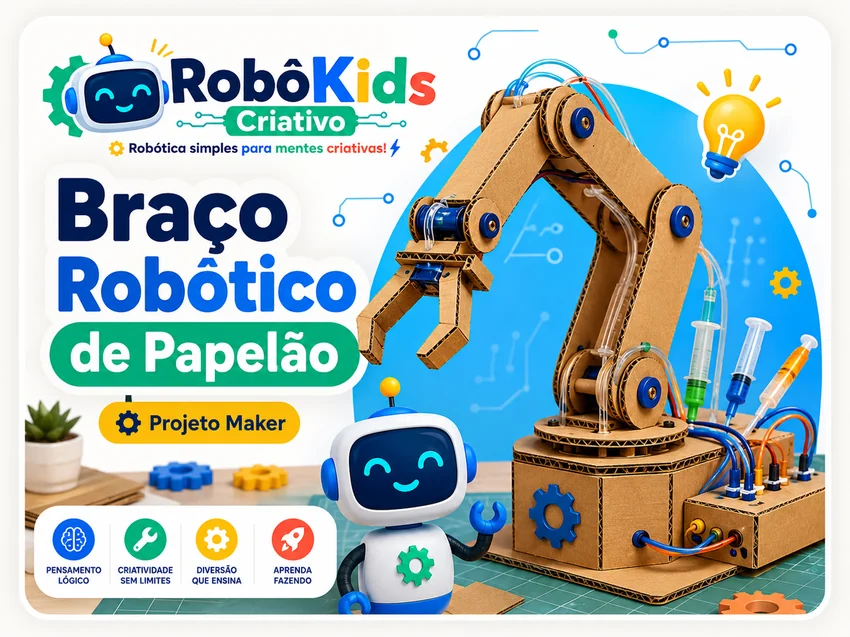 Projeto Braço Robótico de Papelão