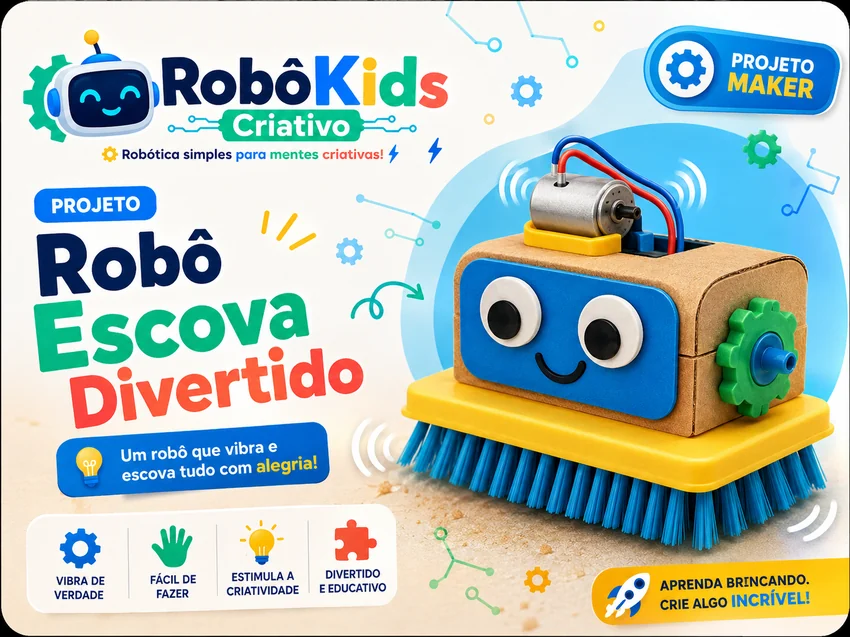 Projeto Robô Escova Divertido